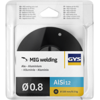 Mig Alsi12 Draad Ø0,8 - Plastic Spoel S100 0,5 Kg - Er4047 / S Al 4047
