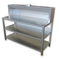 Inoxtafel Van 1M80