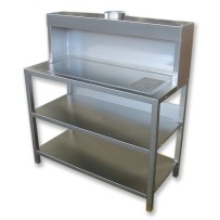 Inoxtafel Van 1M20