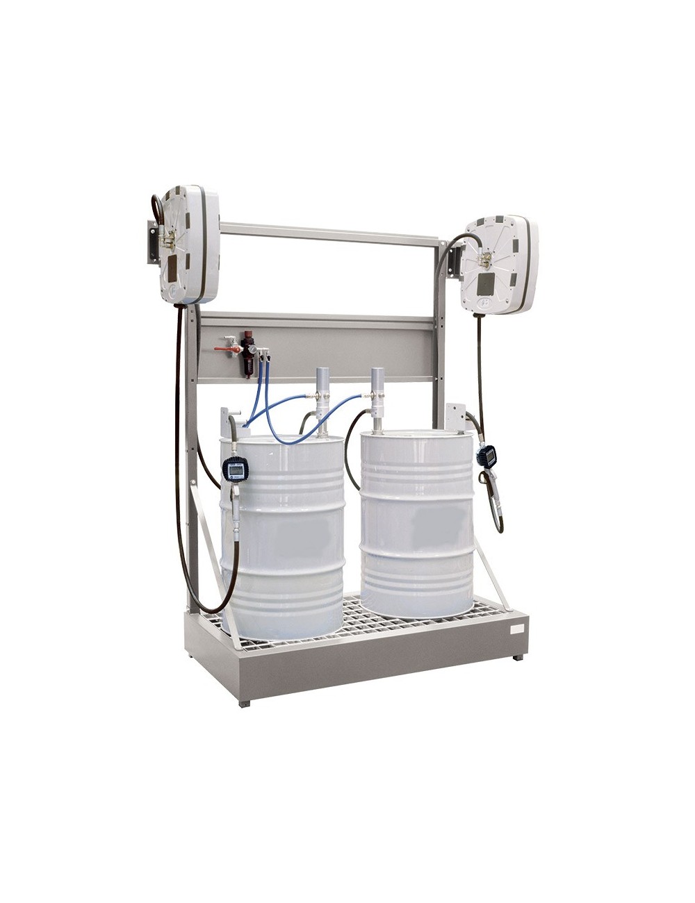 Voor 2 Producten Op Opvangtank Voor 2 Trommels