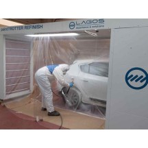 Cabine de peinture mobile, 2,2 Kw, 4.300 x 1100 x 2160