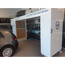 Cabine de peinture mobile avec refoulement extérieur, 2,2 Kw, 4.300 x 1100 x 2160 