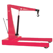 Grue d'atelier 2T avec pompe hydraulique à double effet