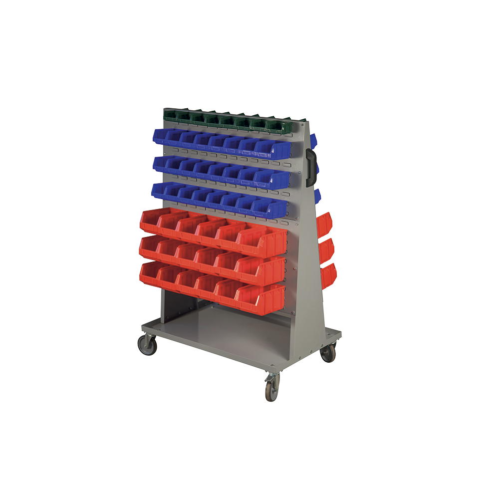 Etagère mobile pour bacs de rangement - fourni sans bacs de rangement