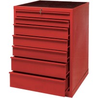 Armoire avec 7 tiroirs - Capacité de 45 kg par tiroir