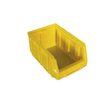 Bac de rangement jaune 105 x 167 x 82 mm