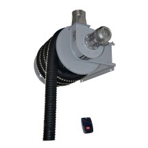 Enrouleur motorisé à radio commande 10 m avec moteur 1HP, 3/400V, diam 125